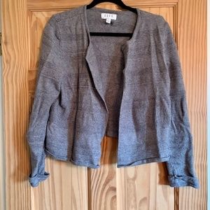 Elle Gray Shrug Sweater L